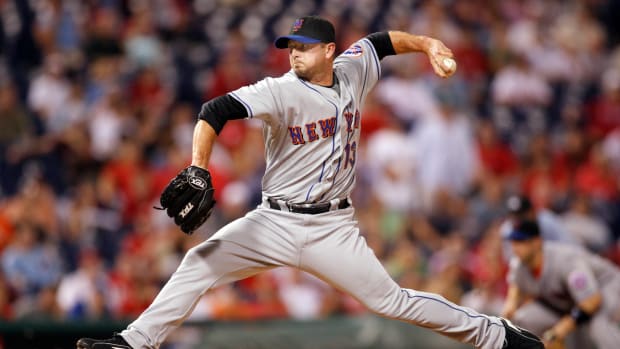 Jul 07, 2008; Philadelphia, PA, USA; New York Mets pitcher Billy Wagner (13) delivers to the plate in the ninth inning against the Philadelphia Phillies at Citizens Bank Park in Philadelphia, PA. The New York Mets defeated the Philadelphia Phillies 10-9. Mandatory Credit: Howard Smith-USA TODAY Sports  